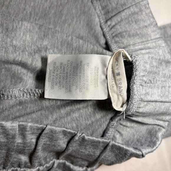 Lucky Brand Lounge Pants Women's Medium Gray Elastic Waist Drawstrings Front Pck - Picture 4 of 11